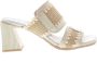 HISPANITAS Muiltjes Dames Hv253946 Maat: 42 Materiaal: Leer Kleur: Beige - Thumbnail 1