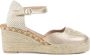 HISPANITAS Espadrilles Dames Hv243449 Maat: 39 Materiaal: Leer Kleur: Goud - Thumbnail 1