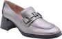 Hispanitas Metallic grijze Milan mocassin schoen Gray Dames - Thumbnail 1