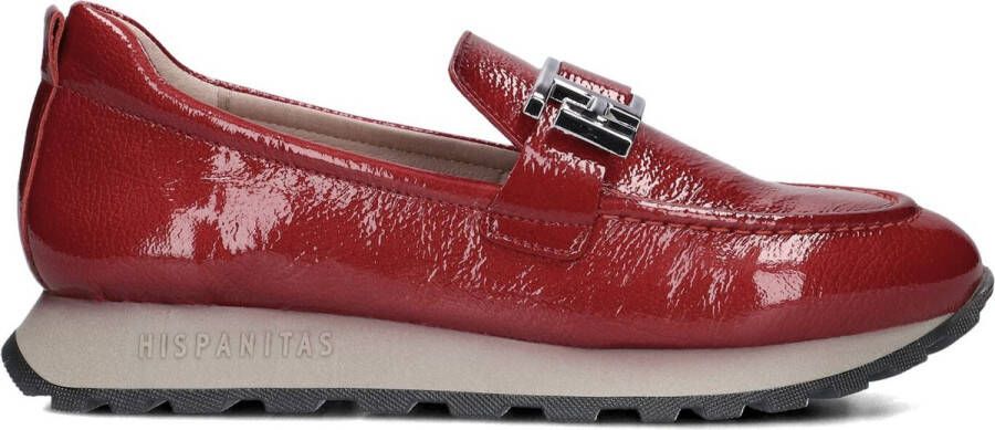 HISPANITAS Instappers Dames Hi243621 Lak Maat: 36 Materiaal: Lakleer Kleur: Rood