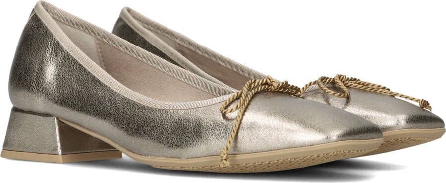 HISPANITAS Ballerina Dames Hv243466 Met Maat: 36 Materiaal: Leer Kleur: Goud