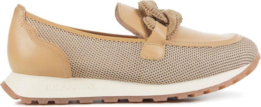 Hispanitas Instappers Dames Instapschoenen Damesschoenen Leer HV243270 Bruin