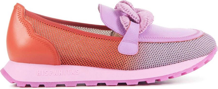 Hispanitas Instappers Dames Instapschoenen Damesschoenen Leer HV243270 Fuchsia