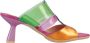 Hispanitas Multi Kleur Leren Jurk Sandalen Multicolor Dames - Thumbnail 1