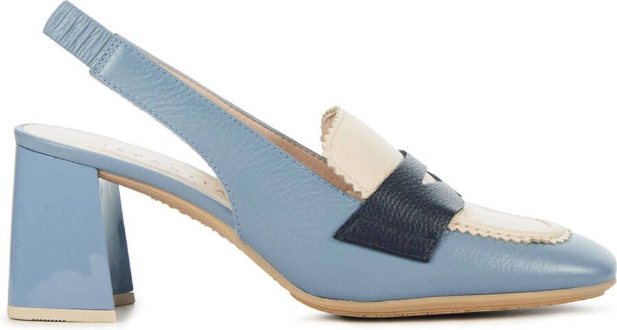 HISPANITAS Slingbacks Dames Chv243323 Maat: 42 Materiaal: Leer Kleur: Blauw