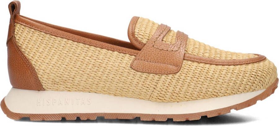 HISPANITAS Instappers Dames Rhv254043 Maat: 36 Materiaal: Raffia Kleur: Beige