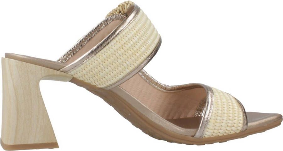 Hispanitas Stijlvolle Heeled Mules Sandaal Brown Dames