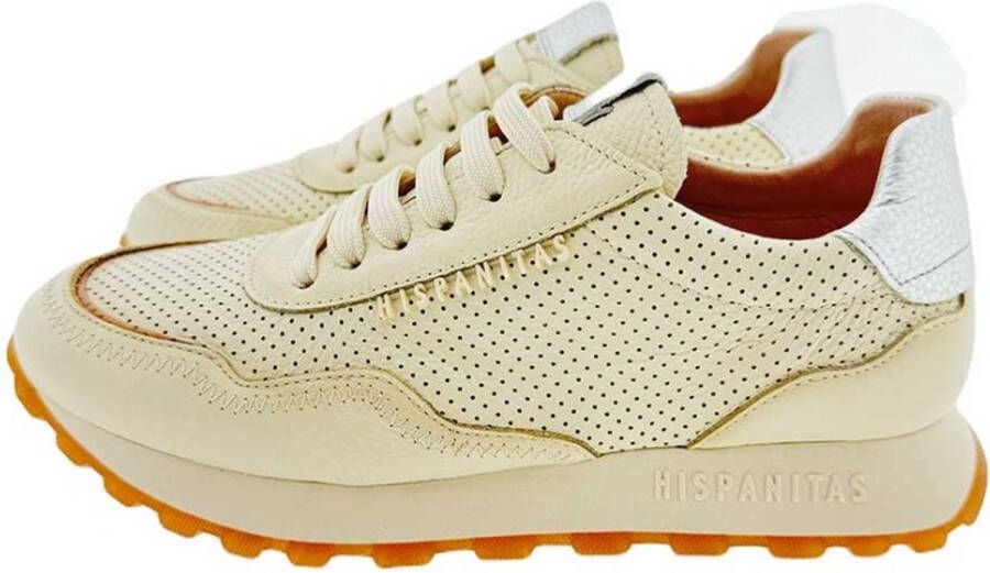 Hispanitas Sneaker Ordes Stijlvolle schoenen voor mannen en vrouwen Beige Dames