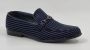 Hitman Schoenen DEJAVU Heren Instappers Heren Loafers Blauw - Thumbnail 1