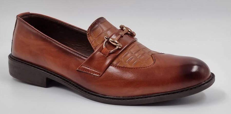 Hitman Schoenen DEJAVU Heren Instappers Heren Loafers Mustard