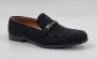 Hitman Schoenen DEJAVU Heren Instappers Heren Loafers Zwart - Thumbnail 10