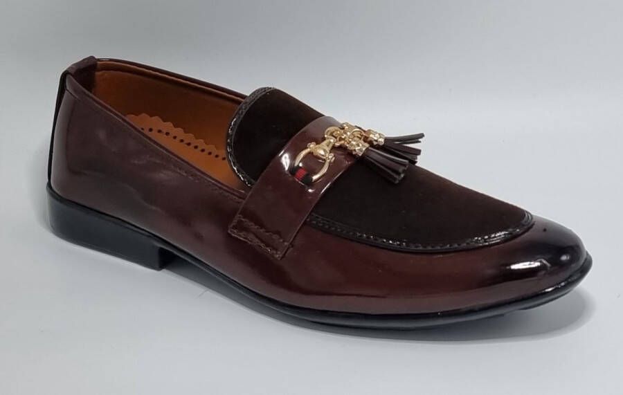 Hitman Schoenen Elong500 Heren Schoenen Heren Loafers Suède Leer Grijs