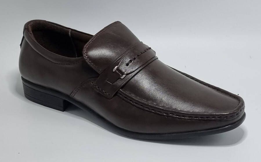 Hitman Schoenen Sagar Shoes Heren Schoenen Heren Loafers Echt Leer Bruin