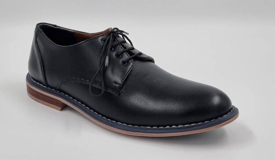 Hitman Schoenen TOMSHOES Heren Schoenen Veterschoenen Zwart