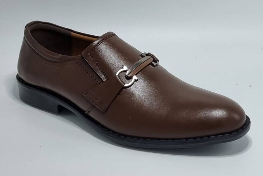 Hitman Schoenen FLEX Heren Instappers Heren Loafers Zwart Echt Leer