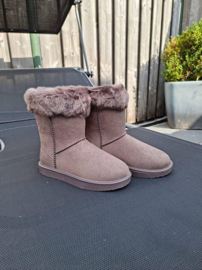 HKM sports HKM all weather laarsjes Davos Fur taupe (bruinig)