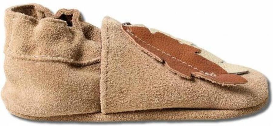 Hobea Babyslofjes veren suede bruin