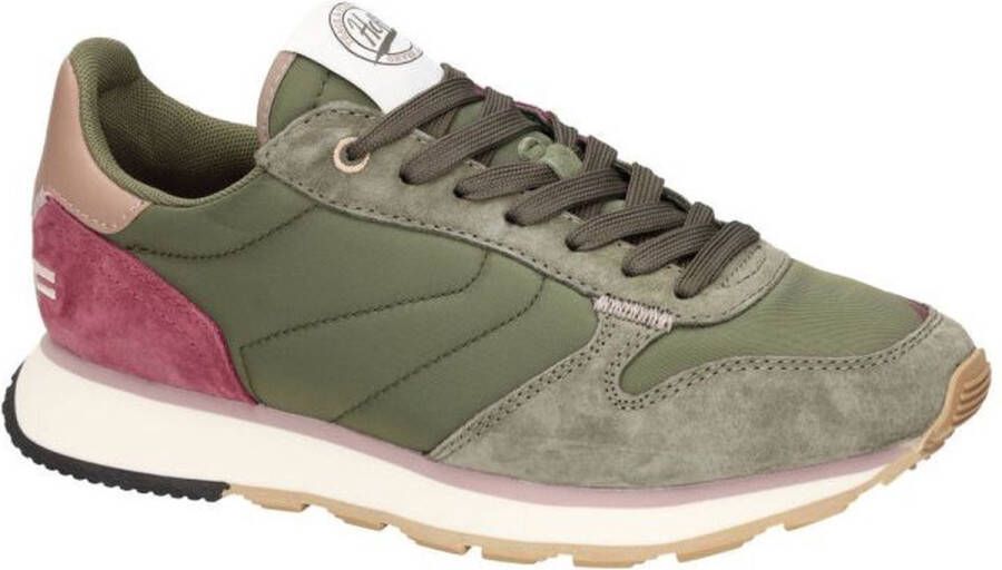 Hoff -Dames kaki camouflage sneakers