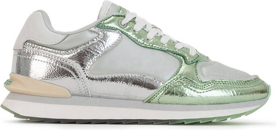 The HOFF Brand Iron metallic zilver gr Groen Textiel Lage sneakers Dames