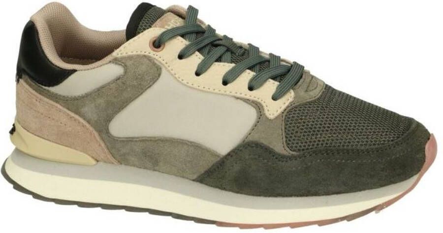 Hoff Sneakers Dames Lage sneakers Damesschoenen Suède Seoul Taupe