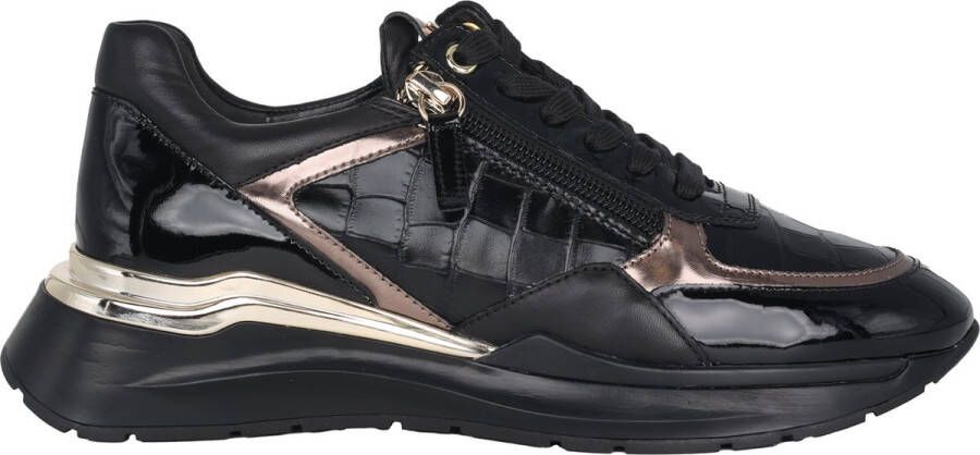 Högl Zwarte Patent Dames Sneaker Black Dames