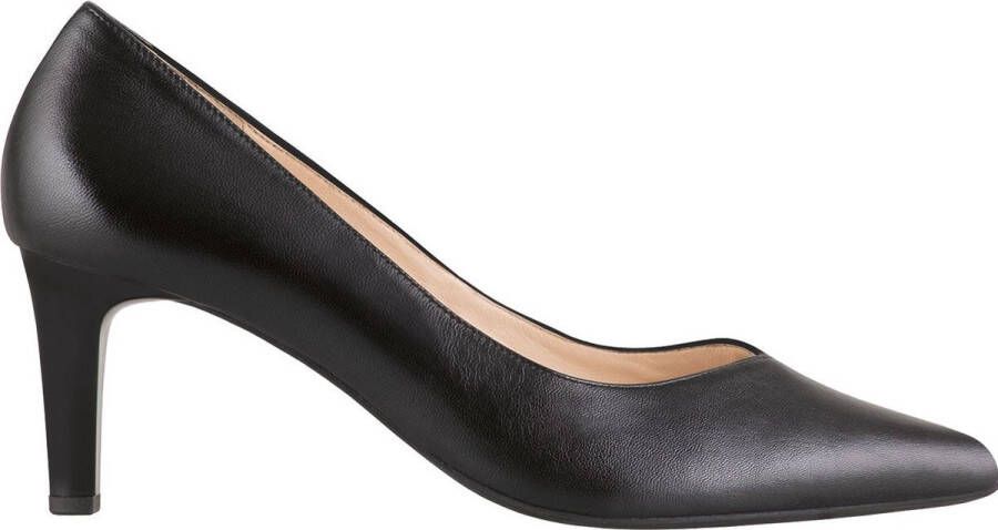 Högl Zwarte Leren Stiletto Pump Black Dames