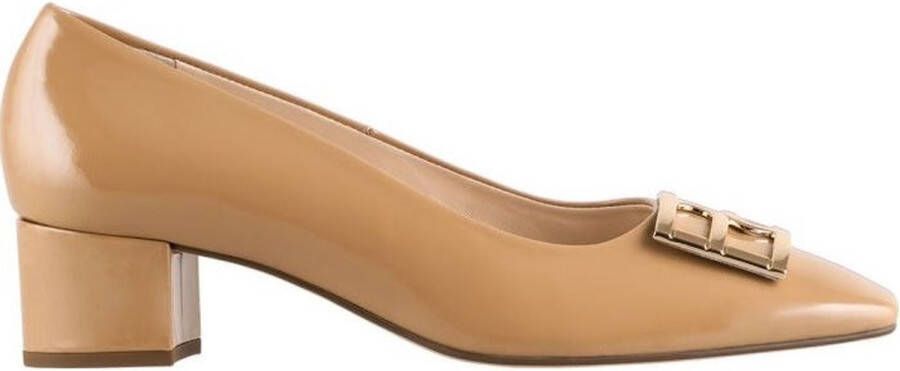 Högl Elegante Leren Pump voor Dames Beige Dames