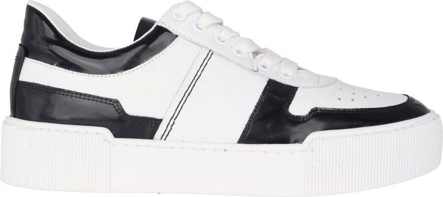 Högl Vetersneaker in wit zwart Black Dames