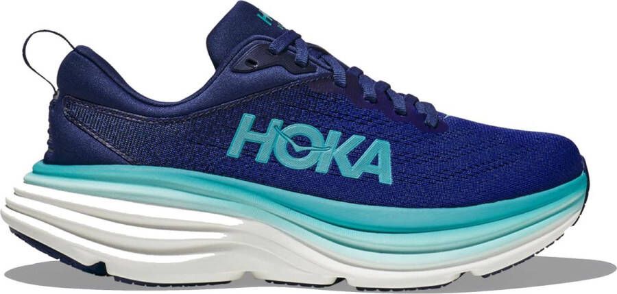 Hoka 1127952 Bondi 8 Women Bellwether Blue Evening Sky