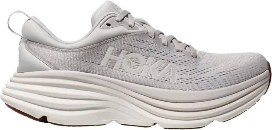 Hoka Bondi 8 hardloopschoenen dames grijs