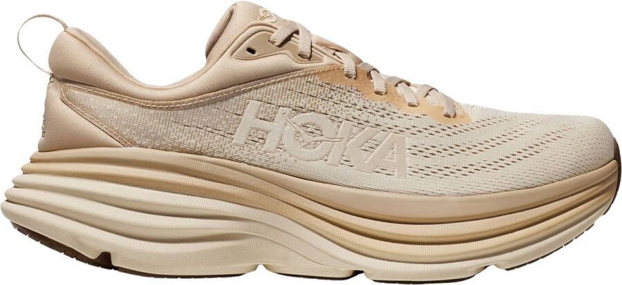 Hoka One Verhoog je sneaker game met Bondi 8 Beige Heren