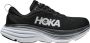 Hoka One Bondi 8 Heren Sportschoenen Hardlopen Weg zwart wit - Thumbnail 18