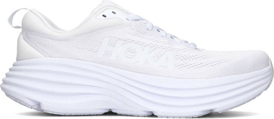 HOKA Bondi 8 Hardloopschoenen Regular grijs wit