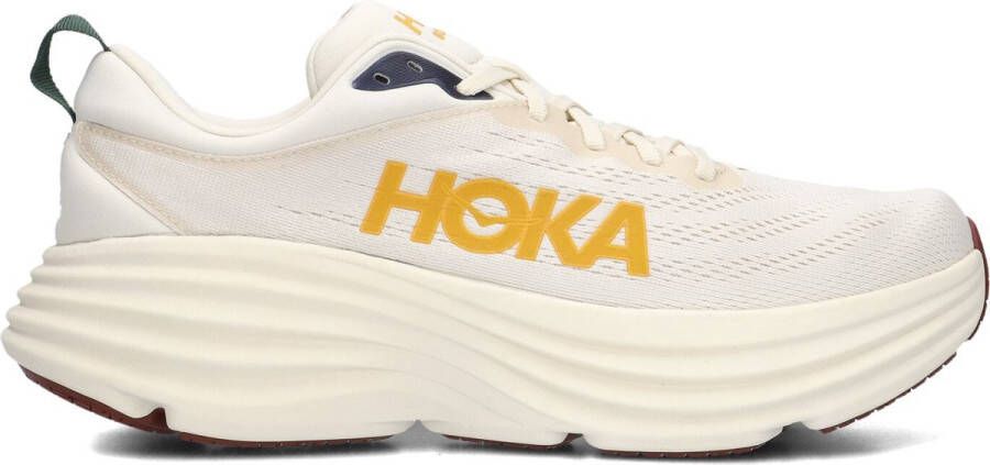 Hoka Bondi 8 Sneakers Textiel Heren Gebroken wit