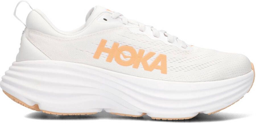 Hoka Bondi Sneakers Mesh Dames Wit