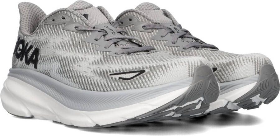 HOKA Lage Sneakers Dames Clifton 9 Maat: 44 2 3 Materiaal: Textiel Kleur: Grijs