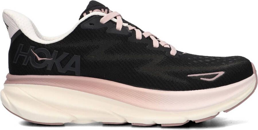 Hoka Clifton 9 Sneakers Textiel Dames Zwart