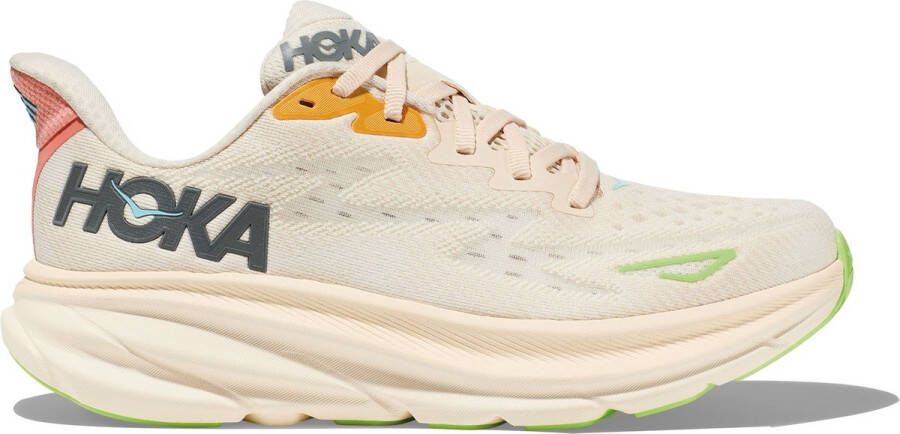 HOKA Women's Clifton 9 Hardloopschoenen Regular beige