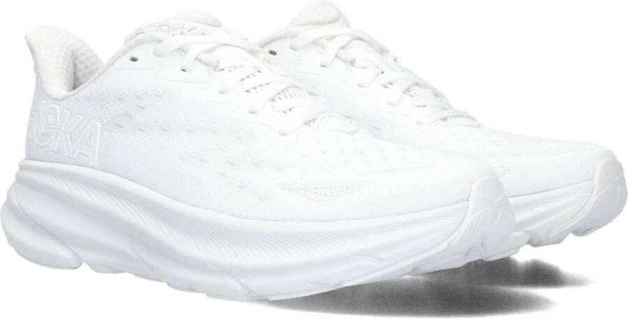 HOKA Lage Sneakers Dames Clifton 9 Maat: 41 1 3 Materiaal: Textiel Kleur: Wit