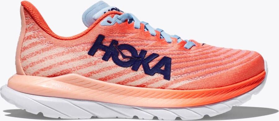 Hoka Mach 5 Dames Sportschoenen Hardlopen roze oranje