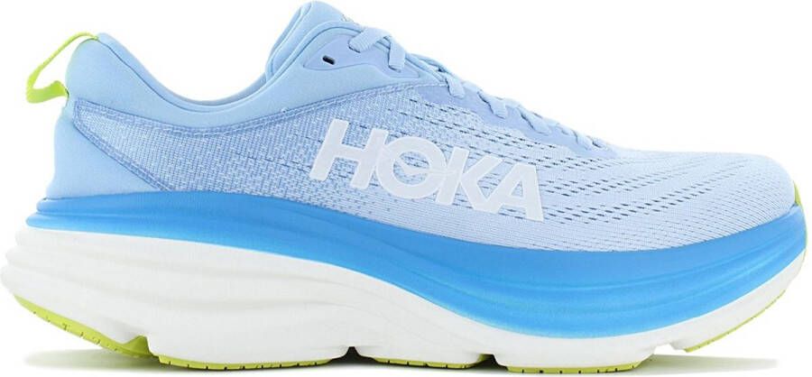 Hoka One Bondi 8 Heren Hardloopschoenen Sneakers Blauw 1123202-ABDB