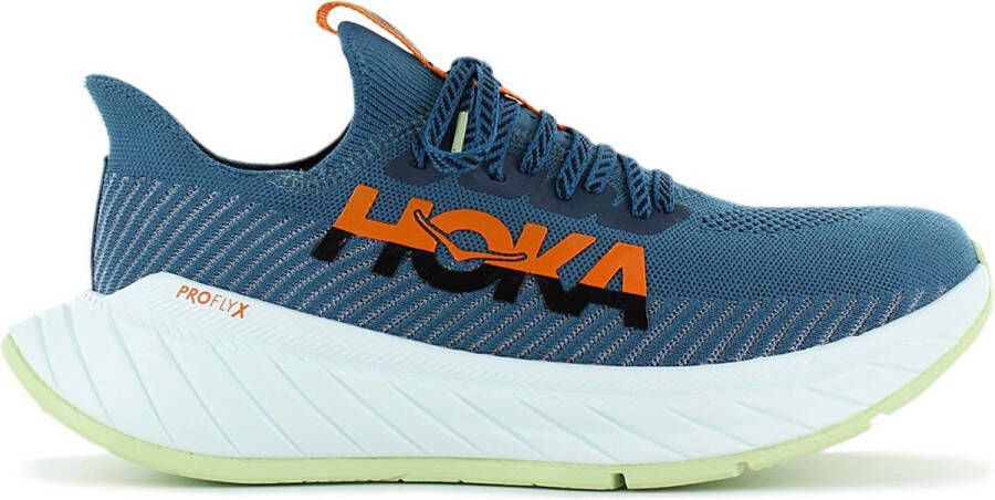 Hoka One Carbon X 3 Heren Sportschoenen Hardlopen Weg donkerblauw