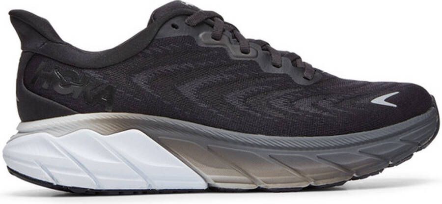 Hoka One Arahi 6 Wide Dames Sportschoenen Hardlopen Weg zwart wit