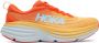 Hoka One Bondi 8 Heren Sportschoenen Hardlopen Weg oranje rood - Thumbnail 1