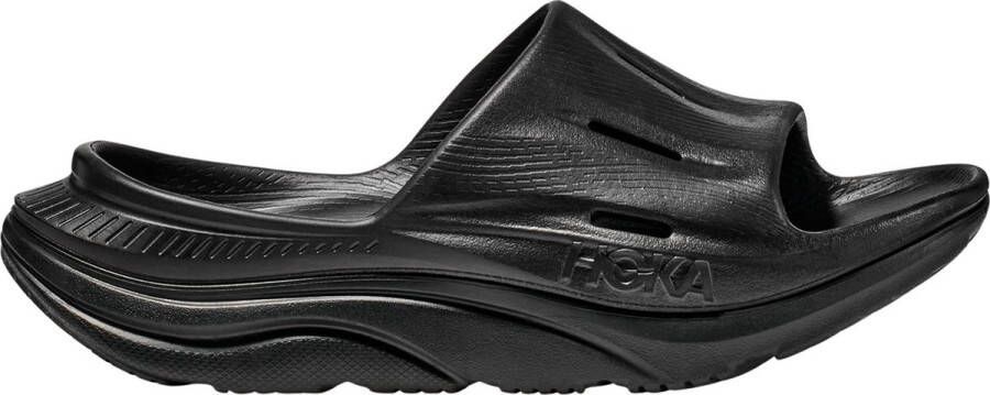 Hoka One Snel Drogende Recovery Sliders met Geventileerde Groeven Black