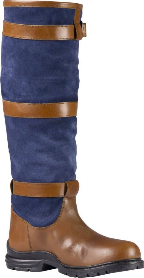 Horka Outdoorlaars Highlander Lang Cognac Blauw