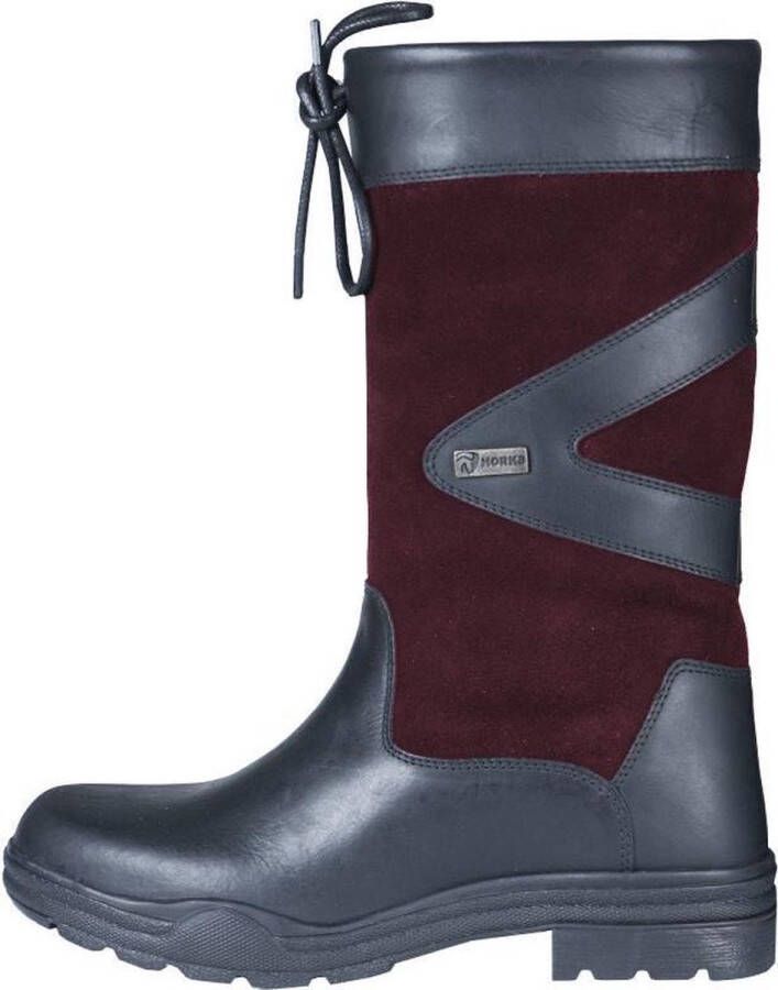 Horka Outdoorlaarzen Greenwich Kort Unisex Bordeaux blauw