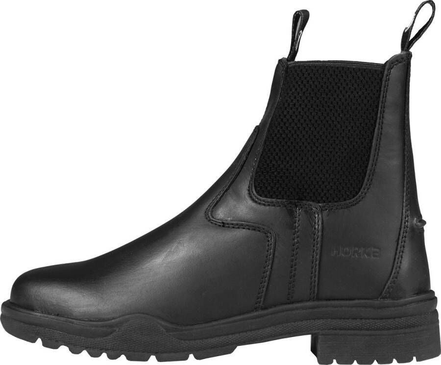 Horka Stal- rijschoen Jodhpur-protecto Unisex Leer Zwart