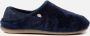 Hot Potatoes Pantoffels Blauw Textiel 272249 Dames - Thumbnail 1