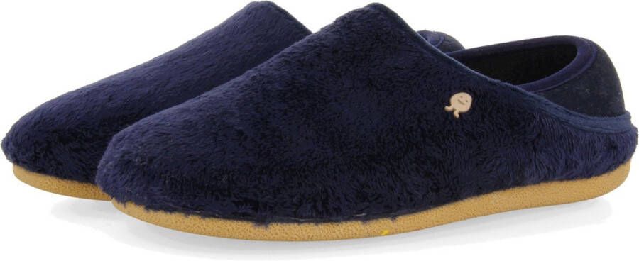 Hot Potatoes Pantoffels Blauw Textiel 272249 Dames